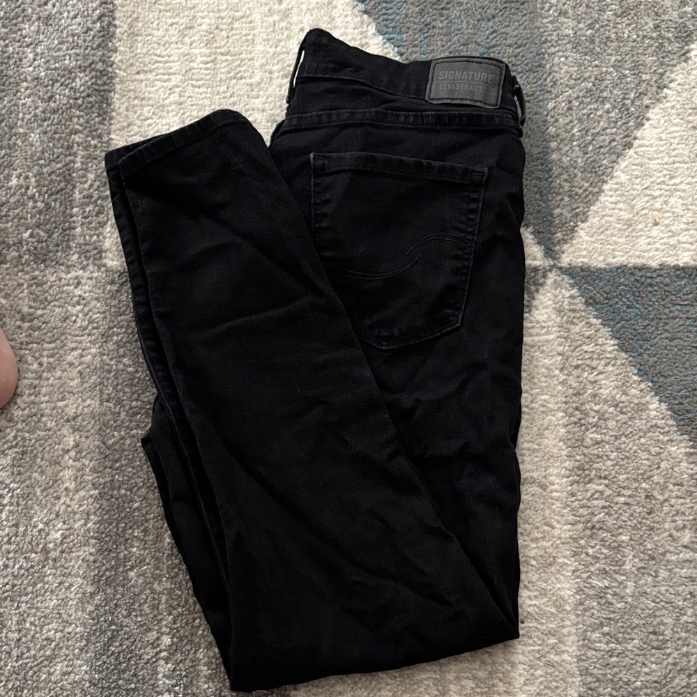 Signature Midnight Black Denim